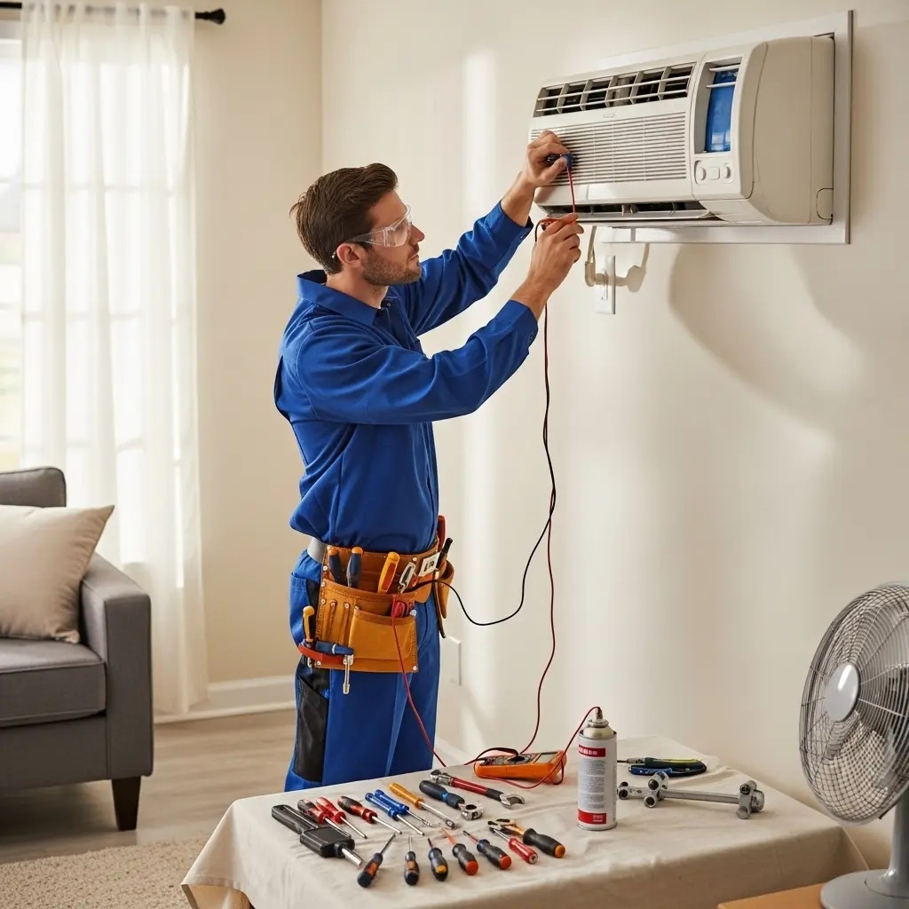 Soma Whirlpool Whirlpool klima gaz dolumu ve bakım – Enerji verimliliği artırıldı. - Teknik servis örneği